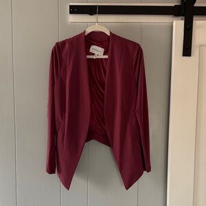 BCBGeneration Maroon Cropped Blazer